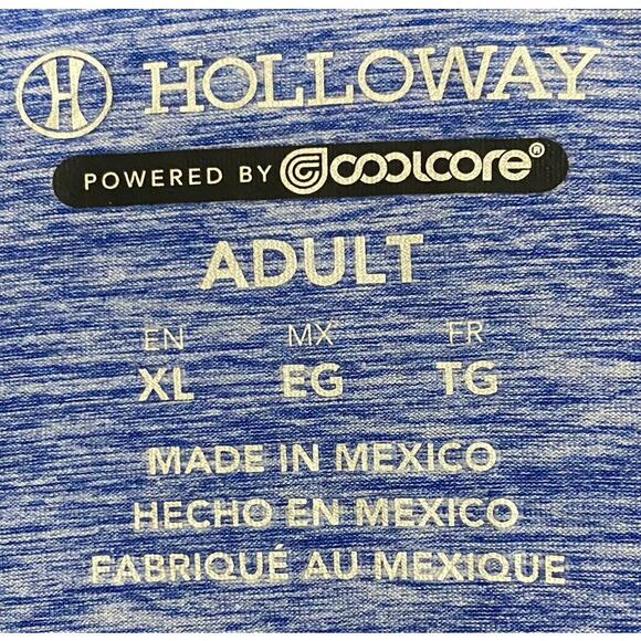 Minnesota Yetis Holloway Coolcore Blue Performance T-Shirt XL Sportswear - Picture 2 of 9